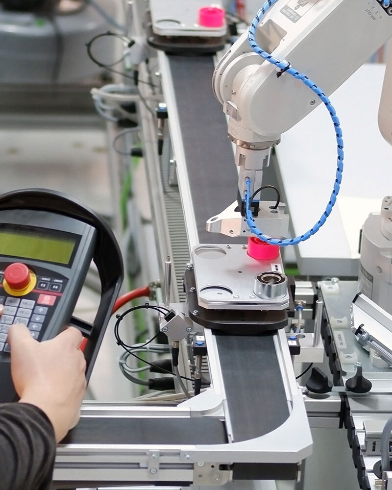 Automation machinery in facility
